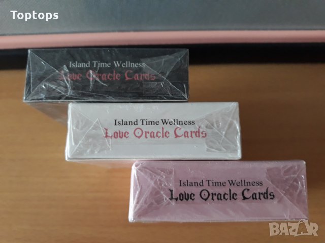 Любовен оракул,54 карти: Island Wellness Love Oracle Cards в три цвята, снимка 3 - Карти за игра - 34704886