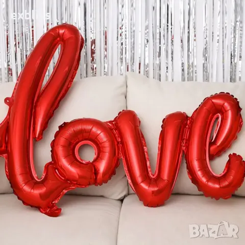 Балон love за свети валентин, снимка 2 - Романтични подаръци - 49225387
