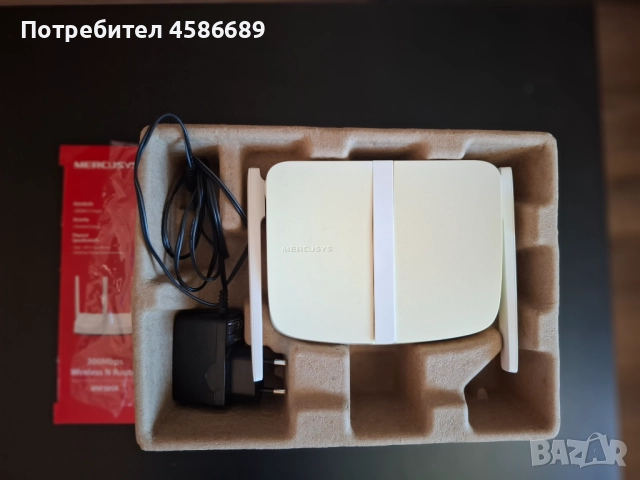 Рутер Mercusys 300mps MW305R, снимка 3 - Рутери - 51633761