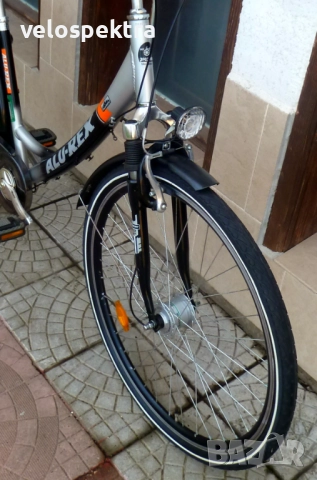 АЛУРЕКС ! 28 цола капли ! Алуминиев- елегантен ! СРАМ 7 Германия!, снимка 9 - Велосипеди - 52710193