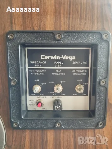 Cerwin-Vega MODEL 316R, снимка 8 - Тонколони - 50168580