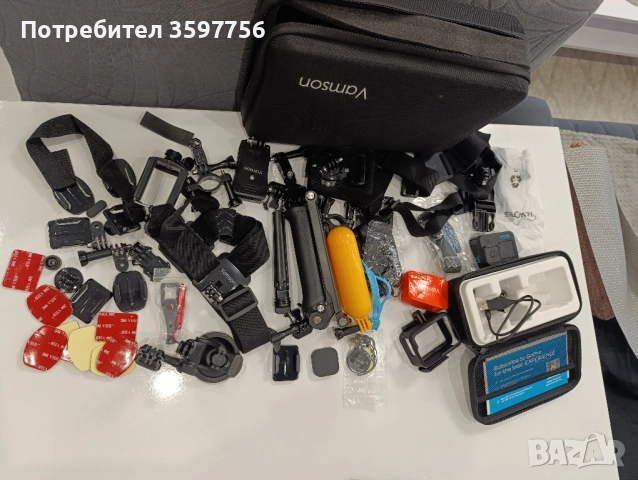 GOPRO HERO 10 Black+ 128GB + Full Set Holders, снимка 10 - Камери - 52478030