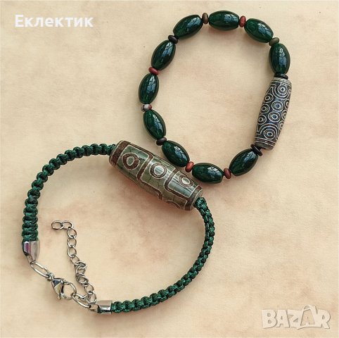 Гривни с Дзи мъниста -- 21 и 9 очи., снимка 4 - Гривни - 39181263