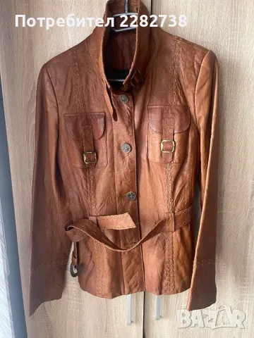 Дамско кожено яке агнешка кожа