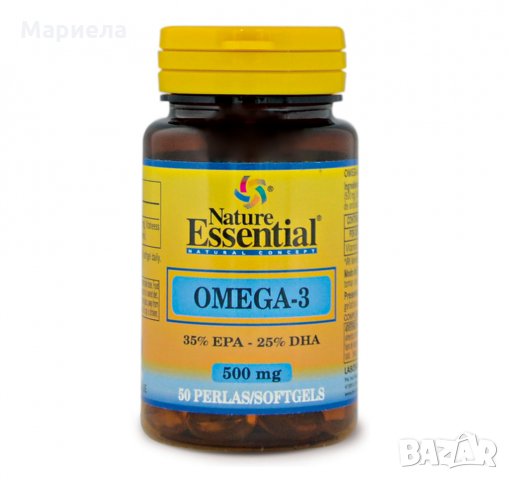 Nature Ess Омега-3 35%epa -25%dha 500 Mg 50 Perlas -Омега 3, снимка 1 - Хранителни добавки - 35179794