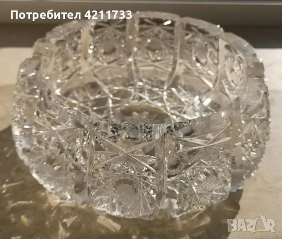 кристален пепелник НОВО, снимка 5 - Декорация за дома - 49907620