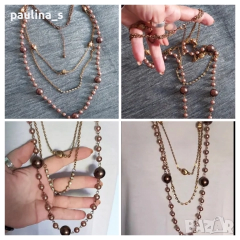 Шест различни колиета / Бюджетни колиета и гердани, снимка 16 - Колиета, медальони, синджири - 52184213