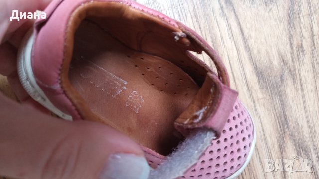 Бебешки обувки на дупки PONKI Coral - номер 20, снимка 4 - Бебешки обувки - 43128201