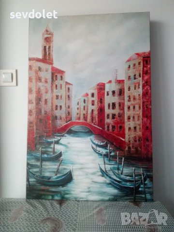 Продавам картина.Красив пейзаж от Венеция., снимка 1 - Картини - 43845973