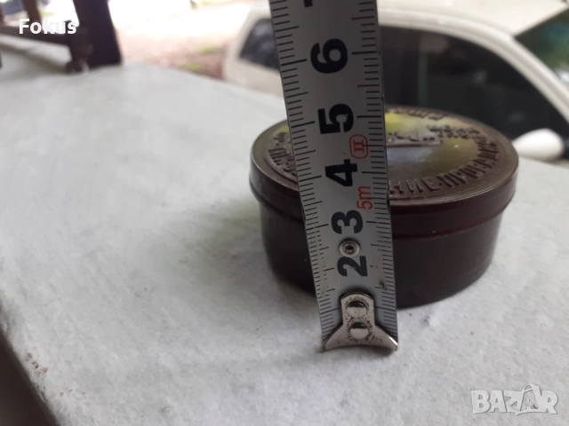 Стара бакелитена кутия от боя за обувки Лъч, снимка 5 - Антикварни и старинни предмети - 53327928