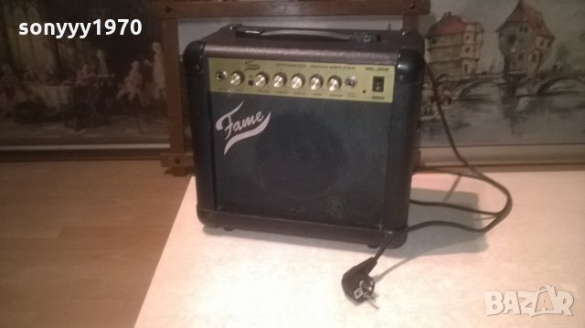 fame ml-20r guitar amplifier-33х31х17см-внос холандия, снимка 7 - Ресийвъри, усилватели, смесителни пултове - 27820697