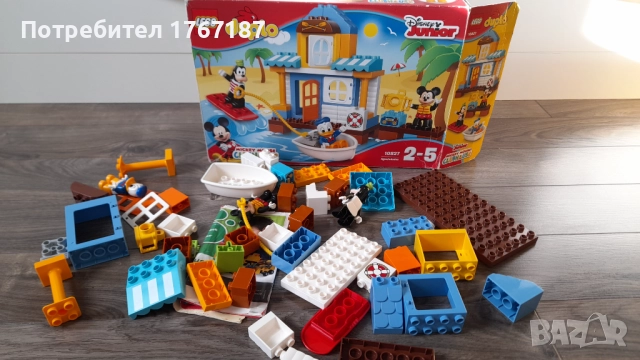 Лего Дупло Мики Маус Lego Duplo конструктор 48 части като НОВ, снимка 2 - Конструктори - 52964403