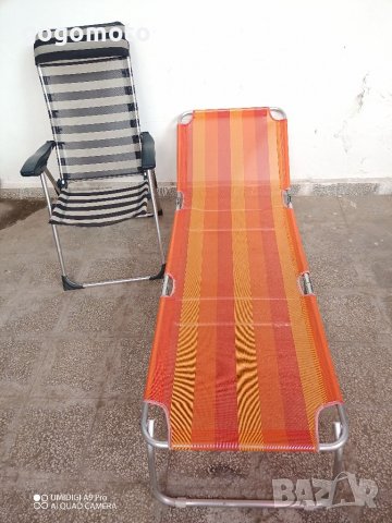 шезлонг Люлеещ се стол, олекотен шезлонг люлка за плаж и градина,лов и риболов , снимка 11 - Къмпинг мебели - 37623143