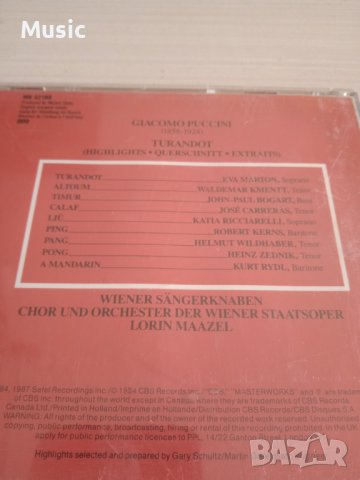 Puccini: Turandot (Highlights) - оригинален диск Класика, снимка 2 - CD дискове - 40013185