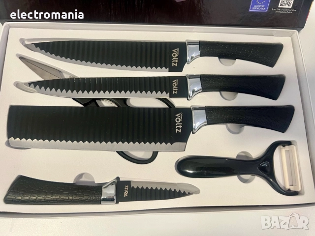комплект ножове Voltz OV51633E6G, снимка 4 - Прибори за хранене, готвене и сервиране - 52592981