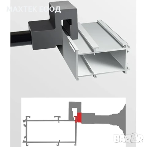 Ръчна пневматична преса за водоотливни канали за алуминиеви профили, снимка 3 - Други инструменти - 51202733