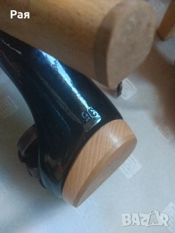 Сандали дърво и кожа MAX&Co, снимка 9 - Дамски елегантни обувки - 50674502