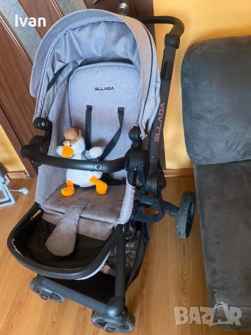 Комбинирана детска количка 3в1 Elada, снимка 5 - Детски колички - 52947043
