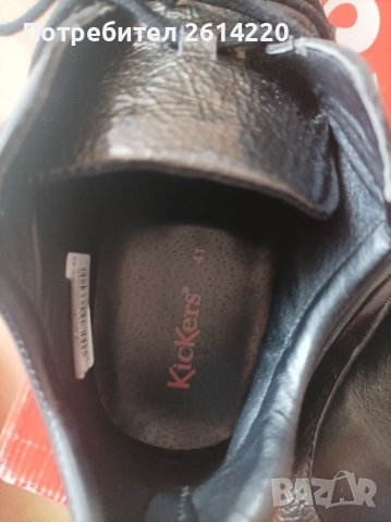 Kickers N41 Нови естествена кожа обувки , снимка 6 - Дамски ежедневни обувки - 36693945