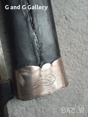 Стар кинжал 60 см., снимка 14 - Други ценни предмети - 52803694