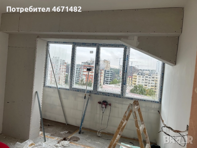 Монтаж на гипсокартон - тавани, предстени, преградни, растер, куфари, снимка 6 - Монтажи - 52683615