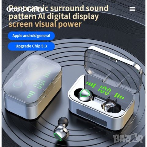 Безжични слушалки с LED показател за батерията, YD02 , снимка 7 - Безжични слушалки - 43089051