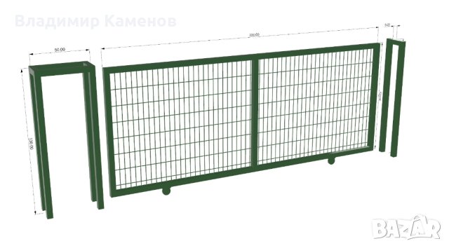 оградни пана- врати- декоративна мрежа (жива плет), снимка 4 - Огради и мрежи - 43747157