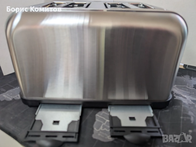 SEEDEEM Тостер 4 филийки, LCD дисплей, снимка 8 - Тостери - 51766707