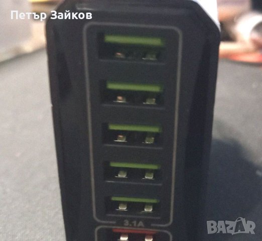 USB адаптер за бързо зареждане 6 в 1 EU щепсел ориг, снимка 3 - Друга електроника - 42968147