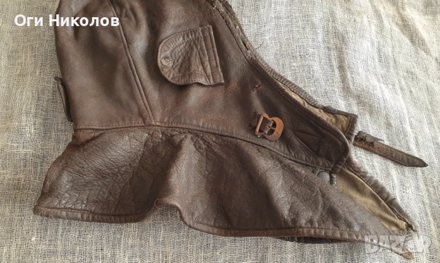 Стар авиаторски шлем, снимка 2 - Антикварни и старинни предмети - 51395144