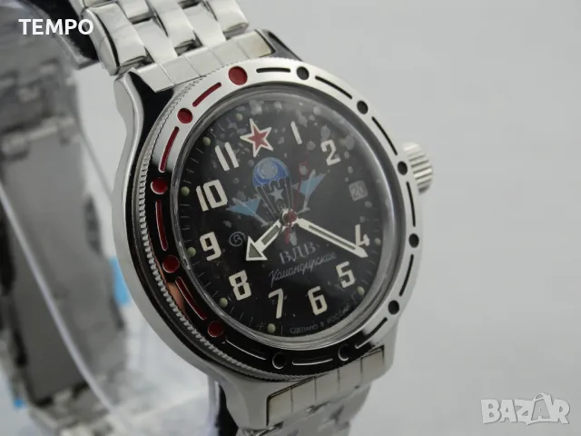 ВОСТОК АМФИБИЯ АВТОМАТИЧЕН-"Въздушно-Десантни Войски” ref: 420288, снимка 8 - Мъжки - 48080433