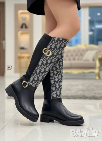 дамски ботуши burberry gucci chanel christian dior , снимка 5 - Дамски ботуши - 51924956