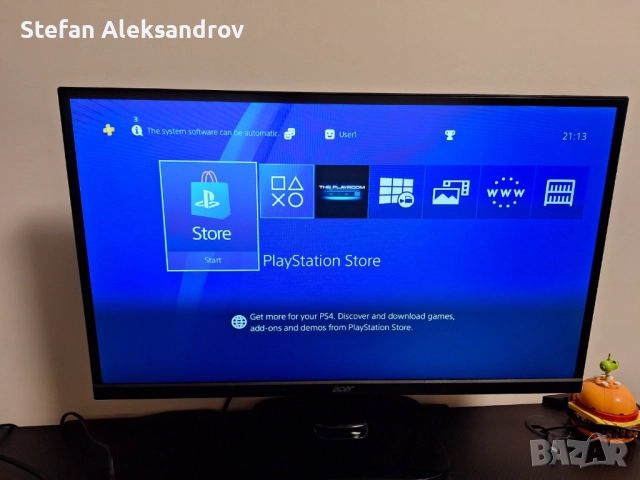 Playstation 4 slim + два оригинални контролера, снимка 4 - PlayStation конзоли - 52416570