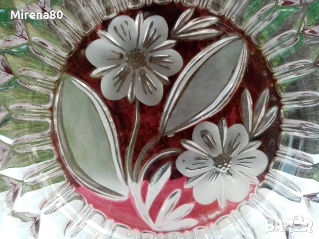 Немска кристална купа - нова !, снимка 4 - Чинии - 52967653