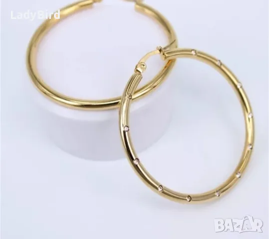 Бижута, мед. стомана, обеци, гривна, хълки, снимка 12 - Гривни - 48206144