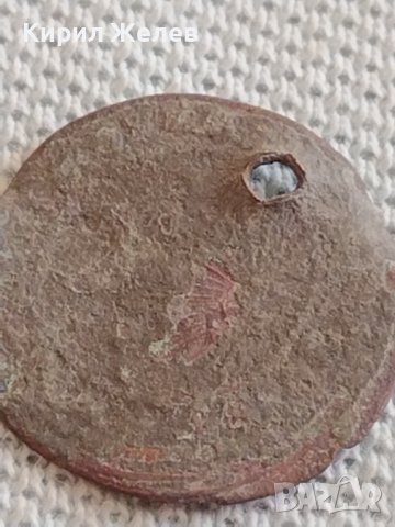 Два стари КОРАБНИ ЖЕТОНА над стогодишни редки бронз мед за КОЛЕКЦИОНЕРИ 42492, снимка 5 - Нумизматика и бонистика - 43906895