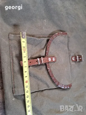 ретро малка брезентова туристическа раница 22/5, снимка 5 - Раници - 49234931