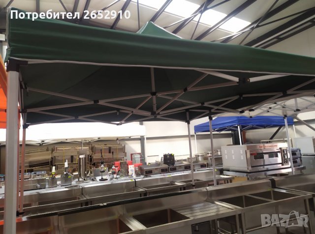 Шатри сгъваеми ЛУКС СУПЕРЛУКС 2х2 2х4 3х3 3х4,5 3х6м Метални непромокаемо платнище Цена209лв/106,86€, снимка 14 - Палатки - 38702284