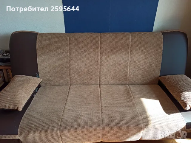 Триместен диван , снимка 1