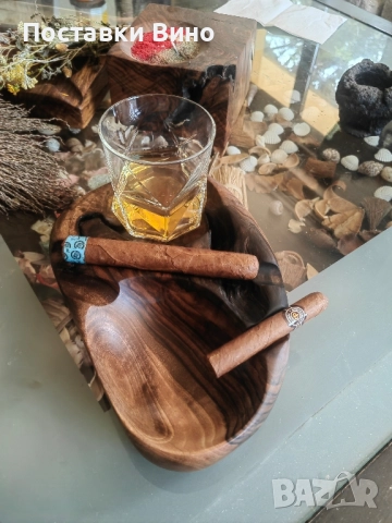 Арт пепелник от орех, снимка 13 - Декорация за дома - 52065987