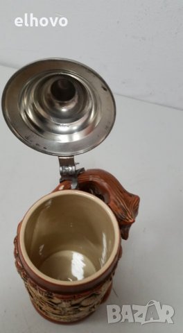 Колекционерска халба с ловни мотиви, снимка 5 - Антикварни и старинни предмети - 28084904