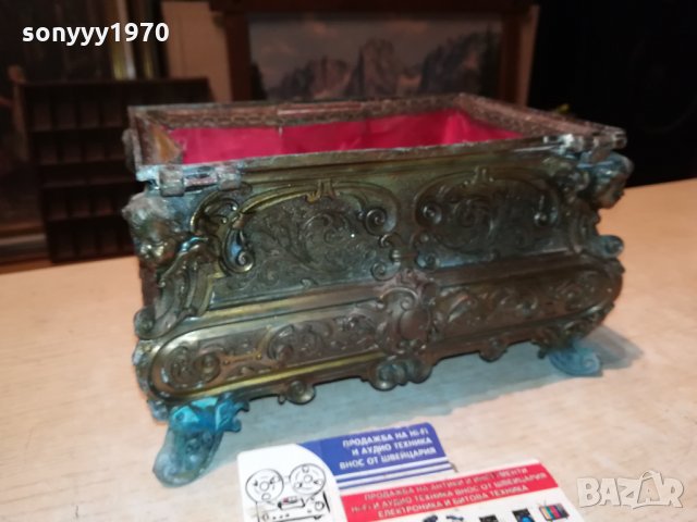 АНТИКА-МЕД/МЕСИНГ-ФРАНЦИЯ 0911212007, снимка 10 - Антикварни и старинни предмети - 34751996