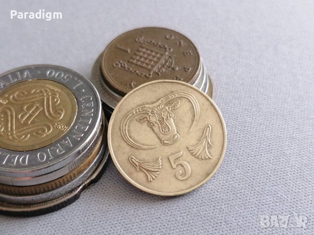 Монета - Кипър - 5 цента | 1983г., снимка 1 - Нумизматика и бонистика - 40226995