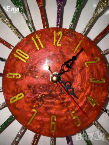 Часовник - слънце - уникална ръчна изработка