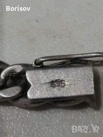 Немска сребърна гривна , снимка 3 - Гривни - 31614264