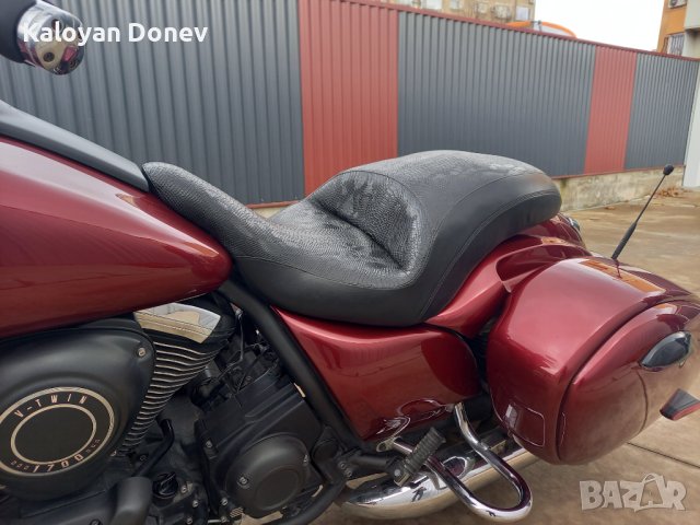 Поръчкова /custom/ седалка Mustang за Kawasaki Vulcan Vaquero/ Voyager, снимка 2 - Части - 43751126