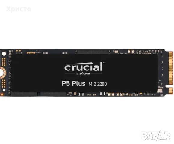 НОВ!!! Твърд диск Solid State Drive (SSD) Crucial P5 Plus Gen.4, 1TB, NVMe, M.2, снимка 3 - Твърди дискове - 48620779