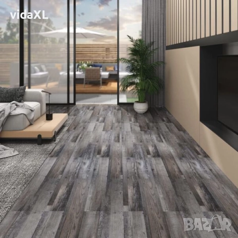 vidaXL PVC подови дъски 5,02 м² 2 мм самозалепващи индустриално дърво(SKU:146562), снимка 2 - Други - 52921383