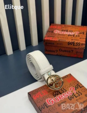 колани от естествена кожа в кутия guess , снимка 3 - Колани - 53489959
