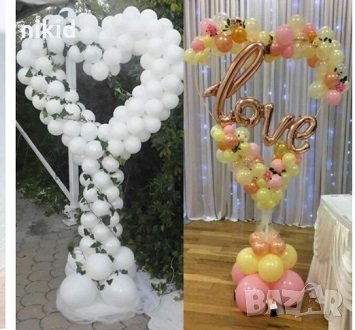 Сърце арка Колона Стойка балони за парти рожден ден сватба и др поводи, снимка 2 - Други - 33330709